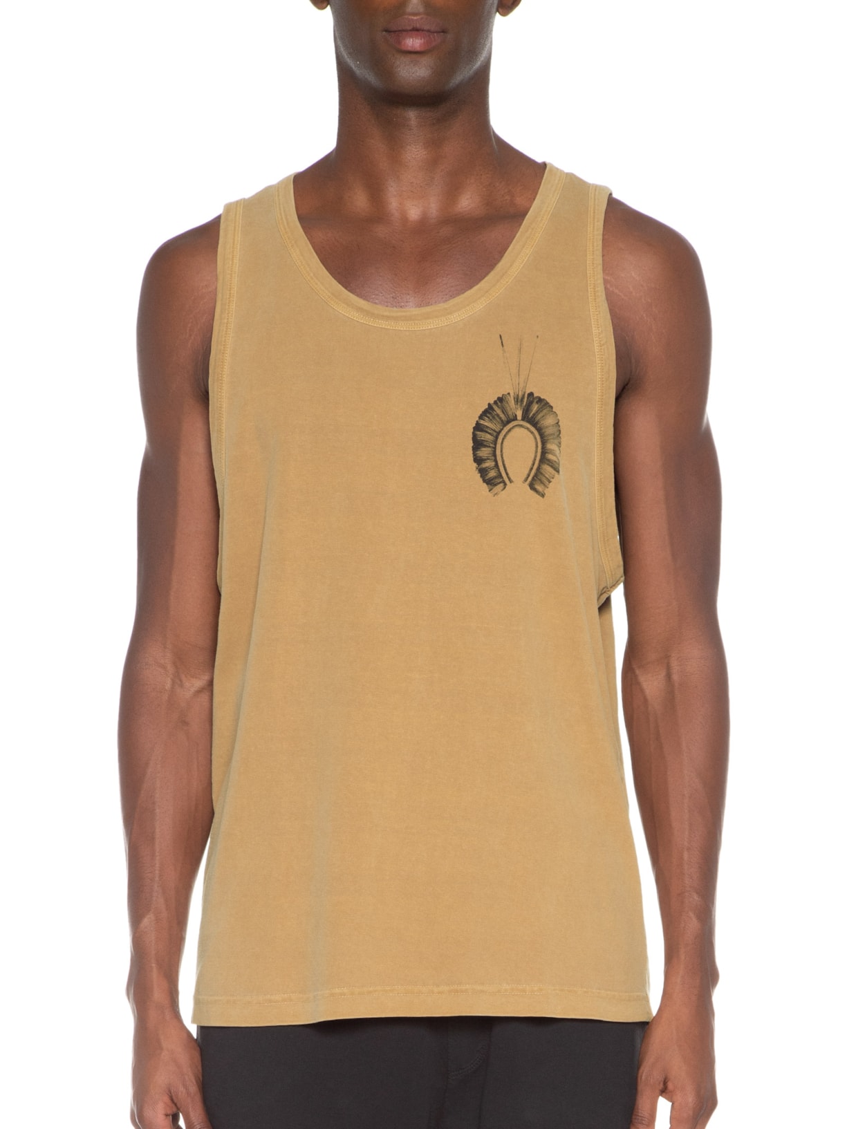 Regata Masculina Cocar Marrom Osklen