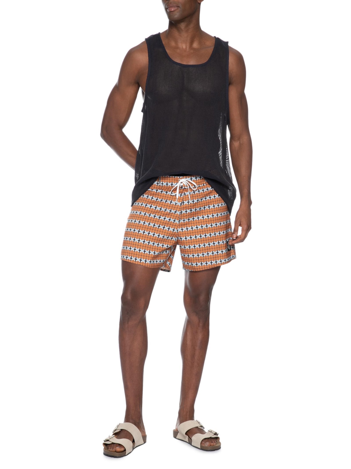 Regata Masculina Cotton Caiçara Azul Osklen