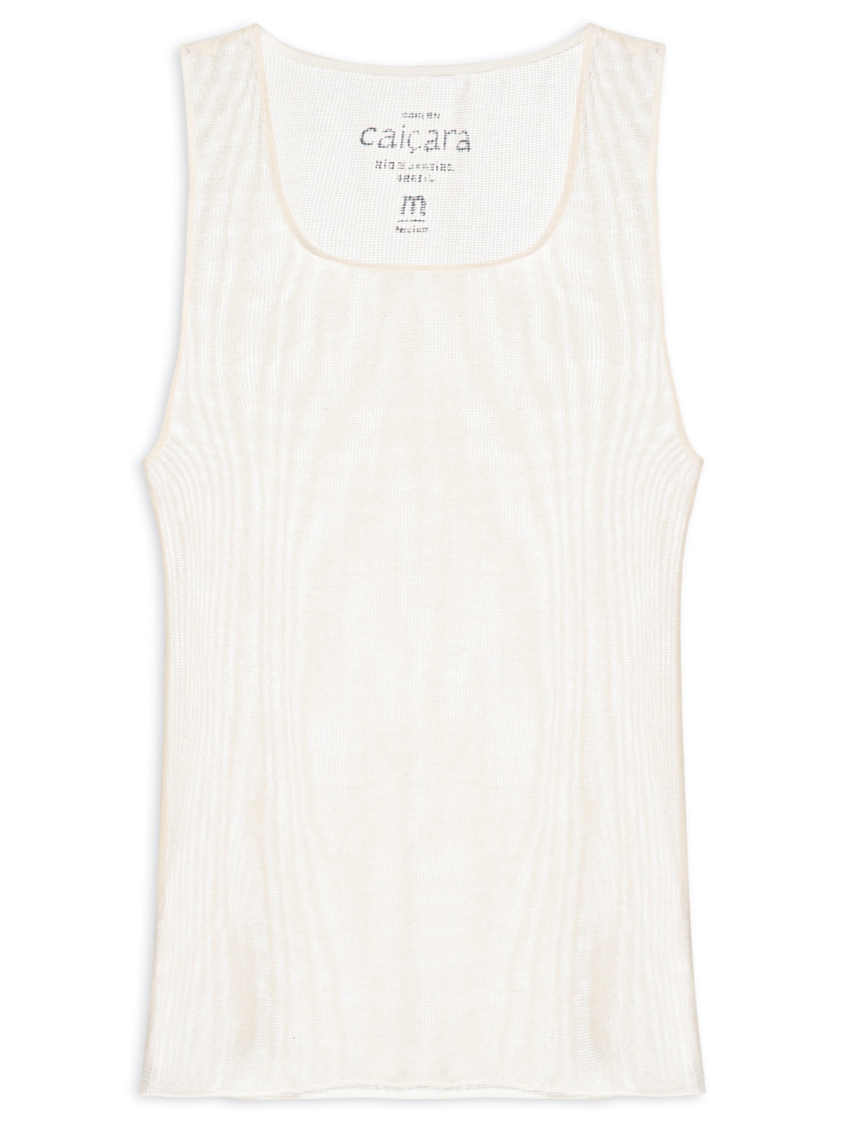 Regata Masculina Cotton Caiçara Off White Osklen