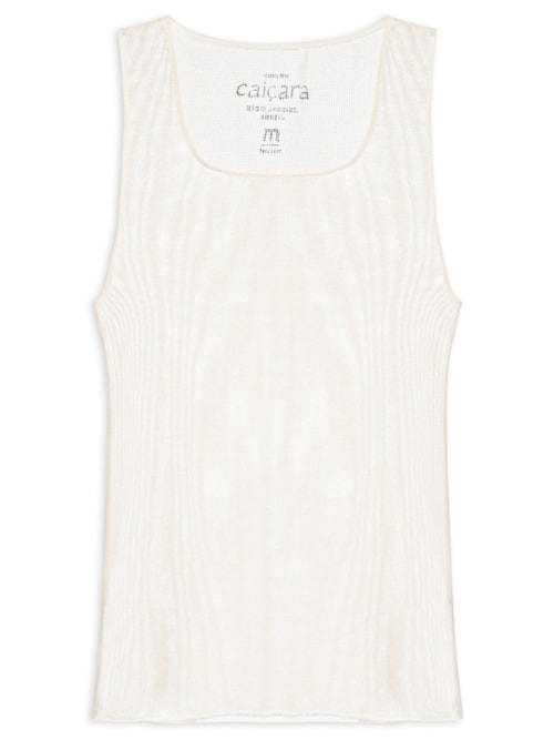 Regata Masculina Cotton Caiçara - Off White