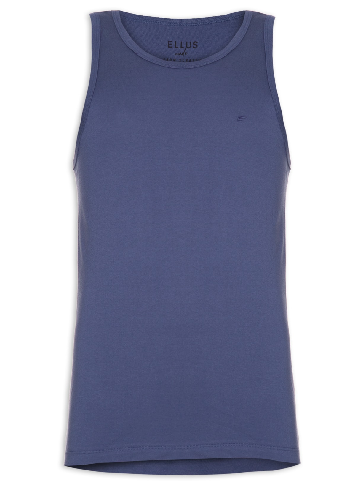 Regata Masculina Cotton Fine Easa - Azul