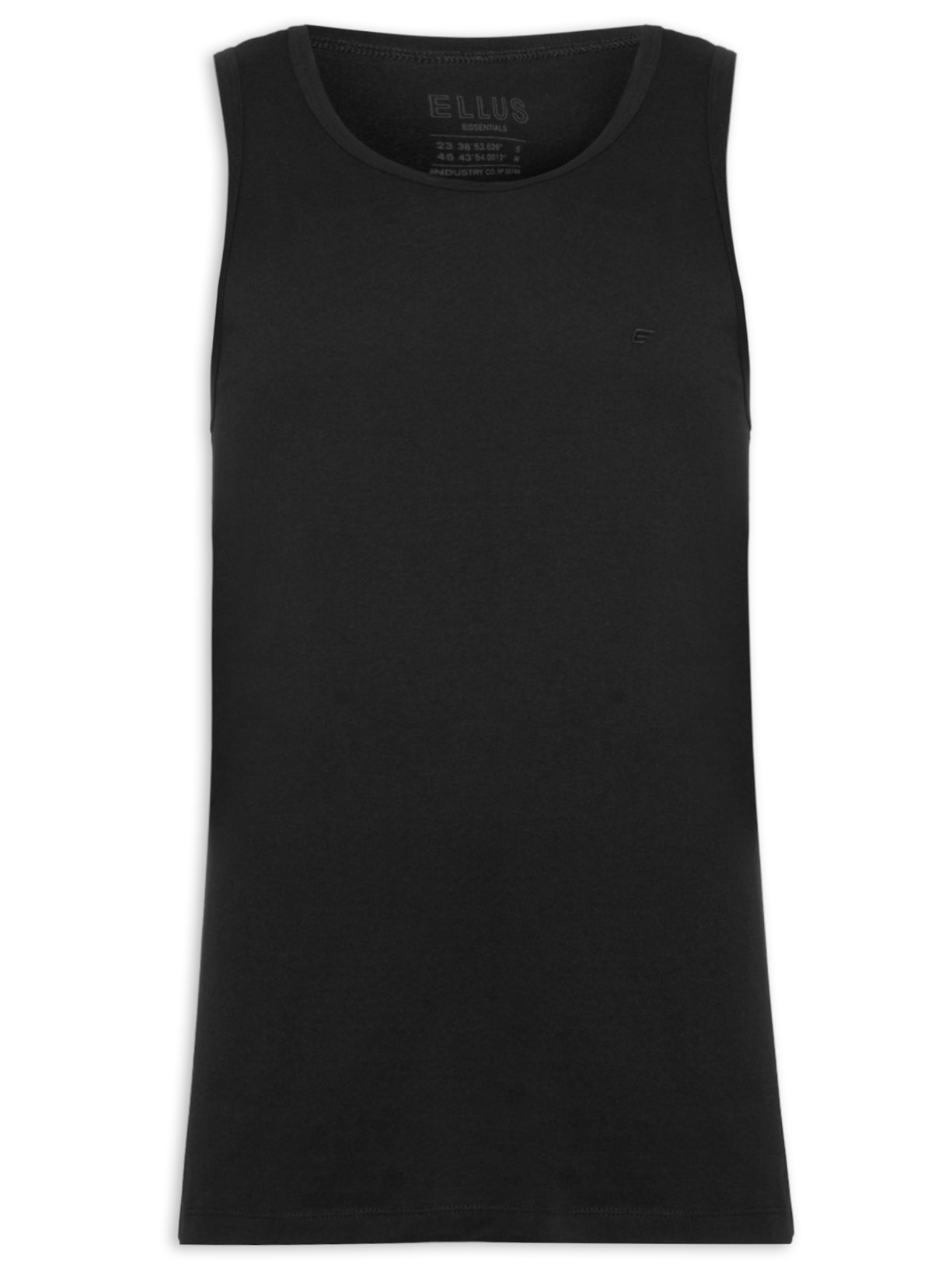 Regata Masculina Cotton Fine Easa - Preto