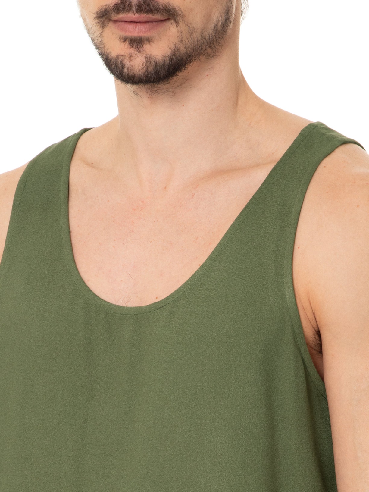 Regata Masculina Curta Viscose Verde Handred