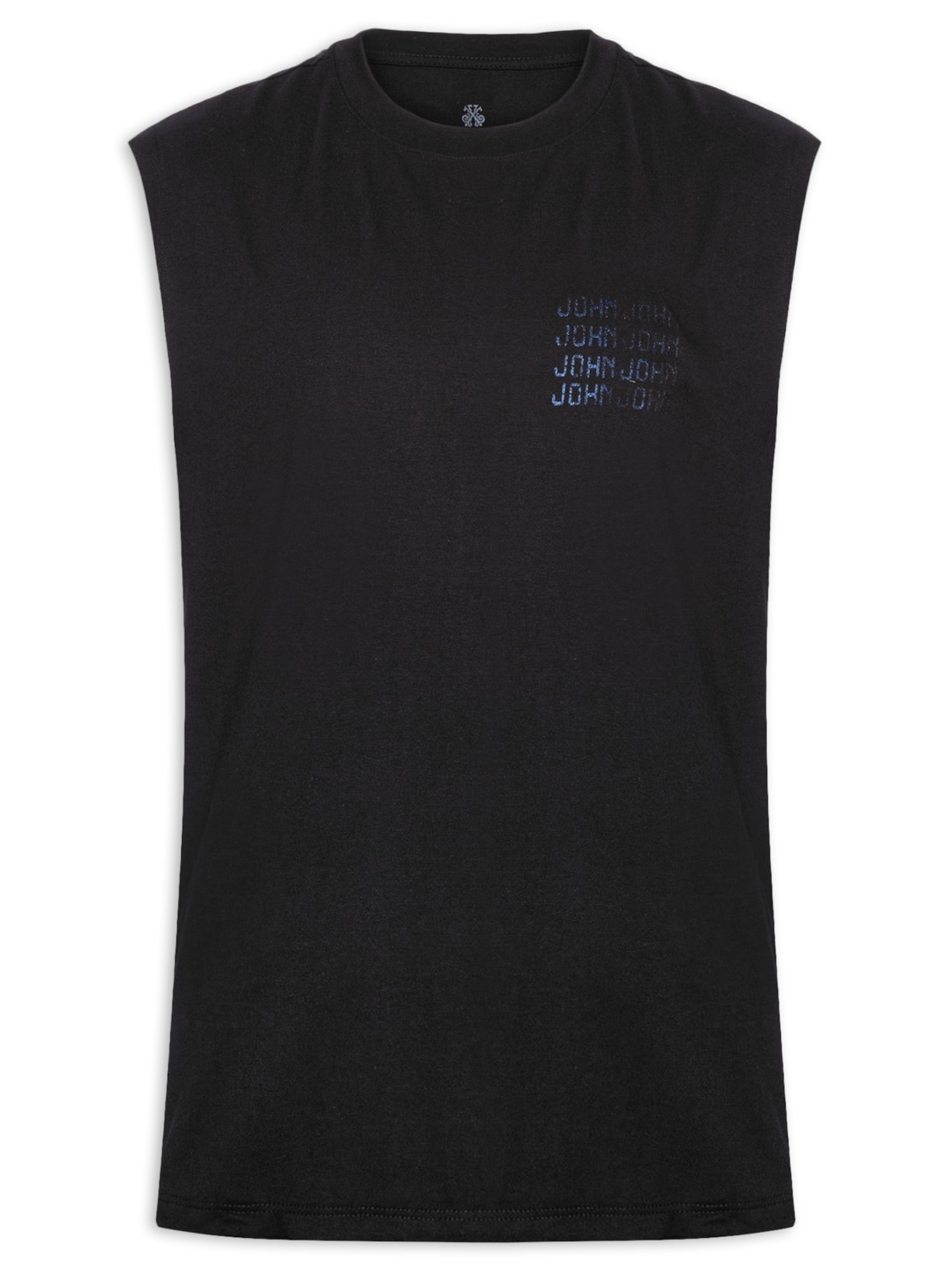 Regata Masculina Digital Repeat - Preto