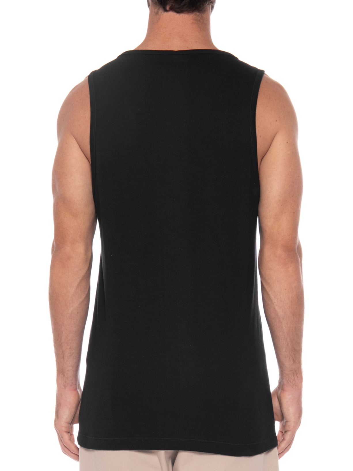 Regata Masculina Double Face New Preto Von Der Volke