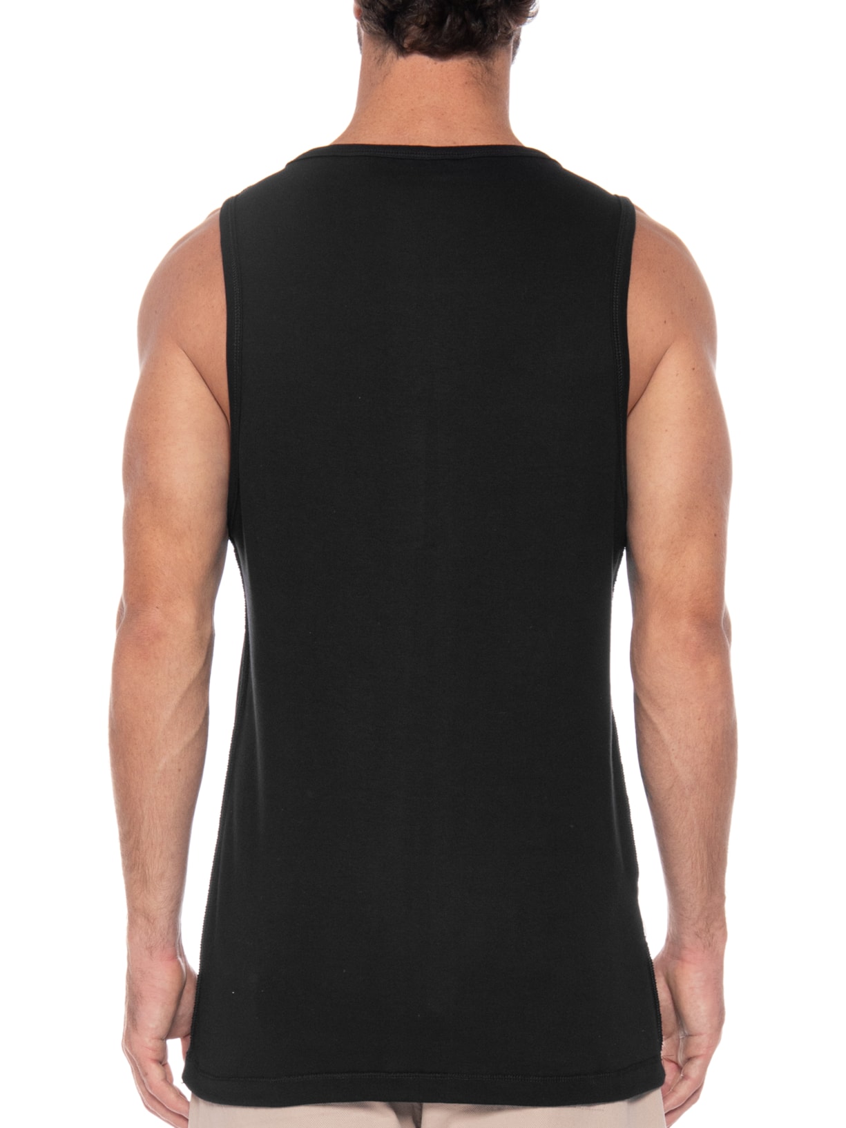 Regata Masculina Double Face New Preto Von Der Volke