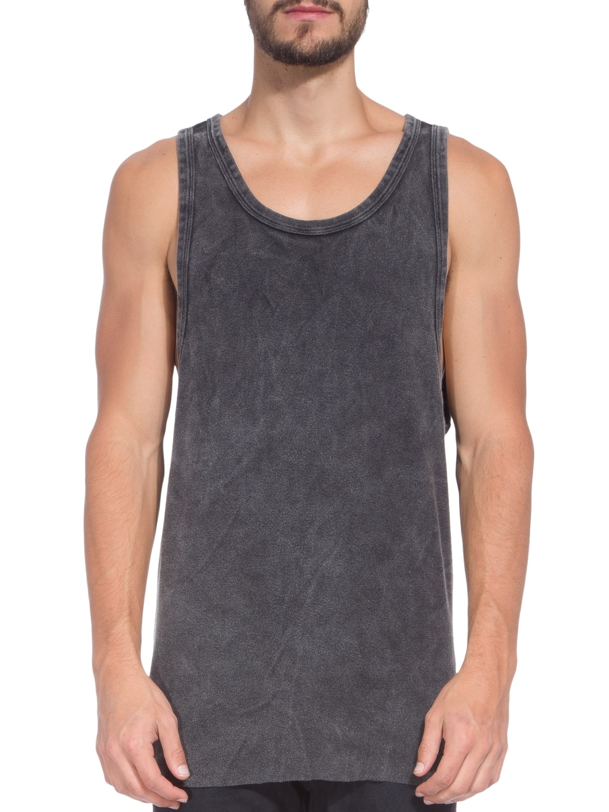 Regata Masculina Double Used Ribbed Cinza Osklen