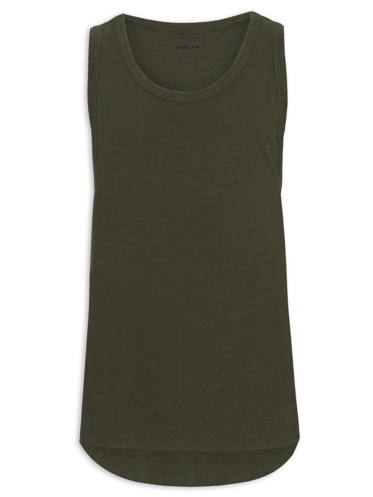 Regata Masculina Double Used Ribbed - Verde