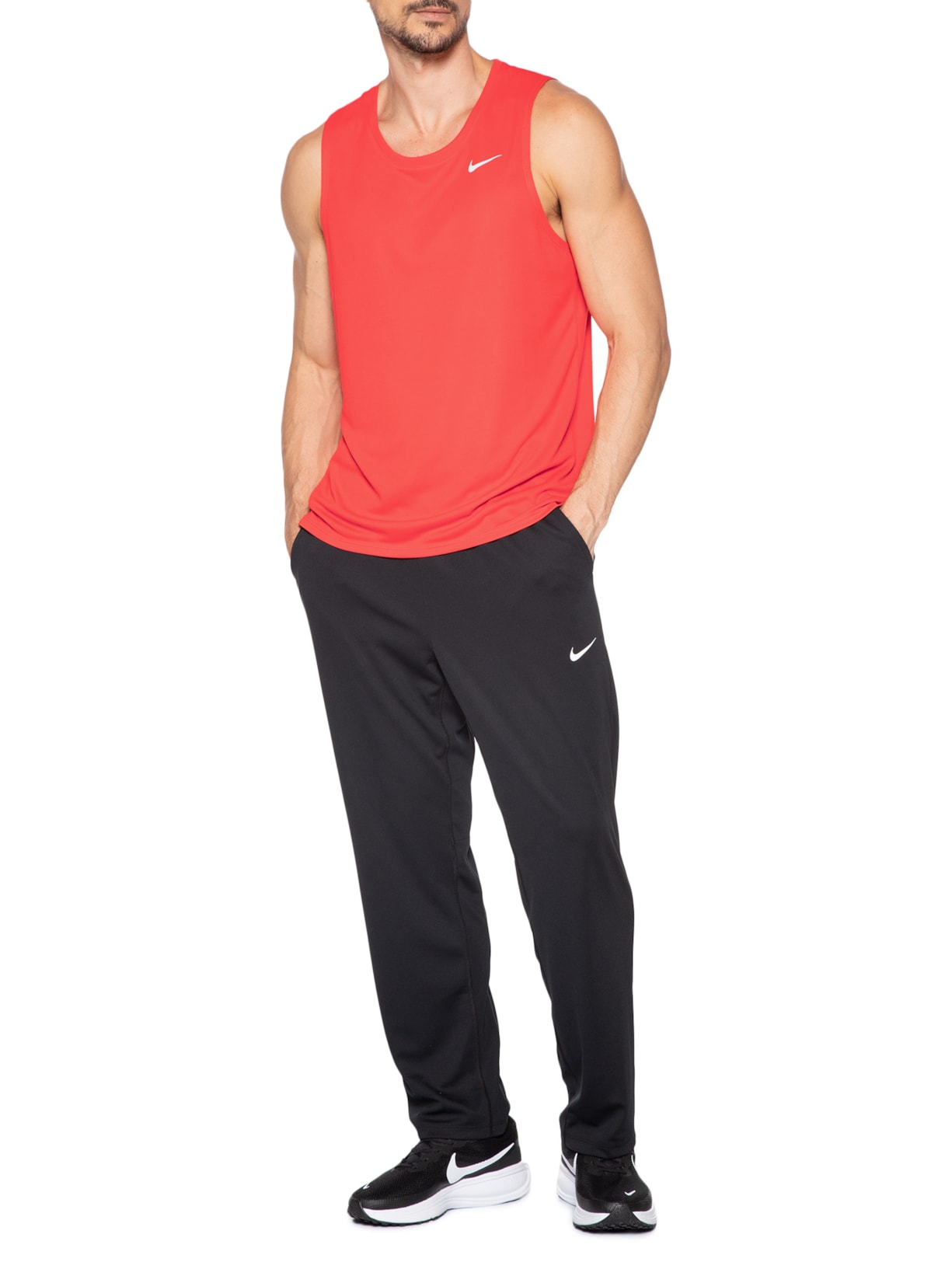 Regata Masculina Dri-Fit Miller Vermelho Nike