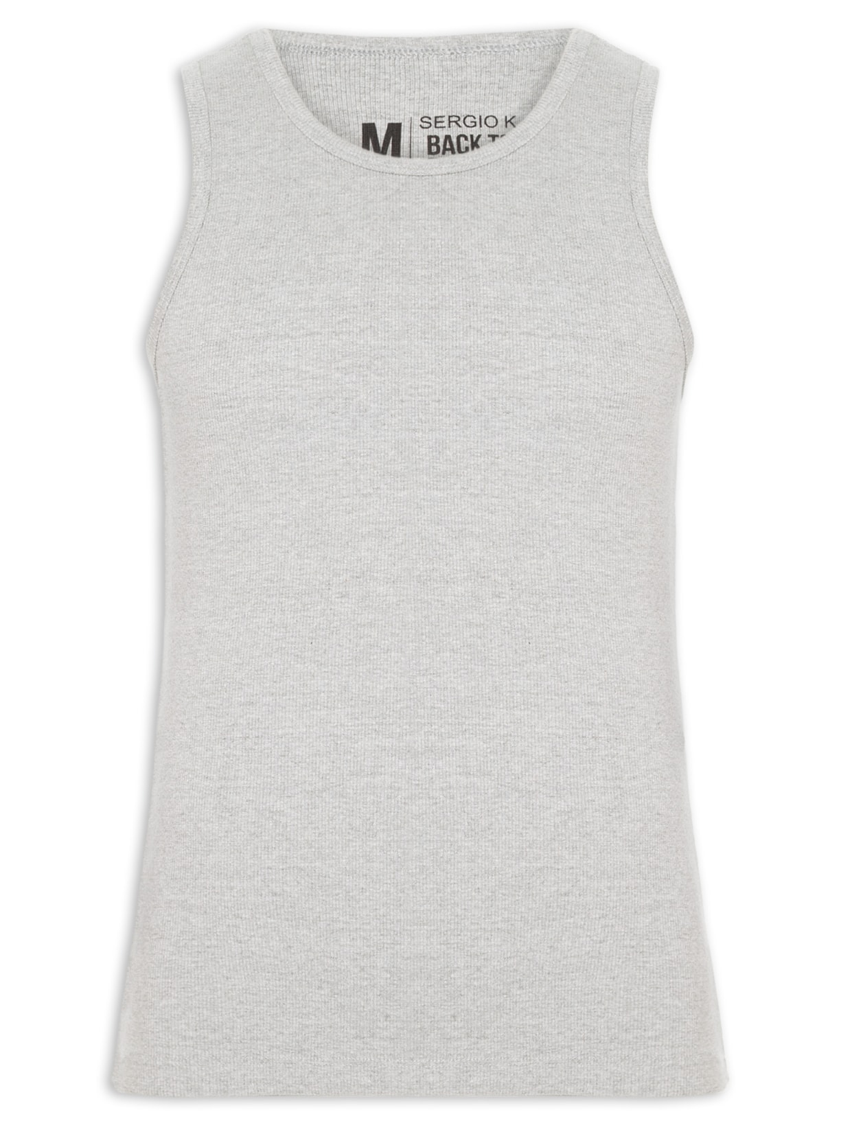 Regata Masculina Em Ribana - Cinza