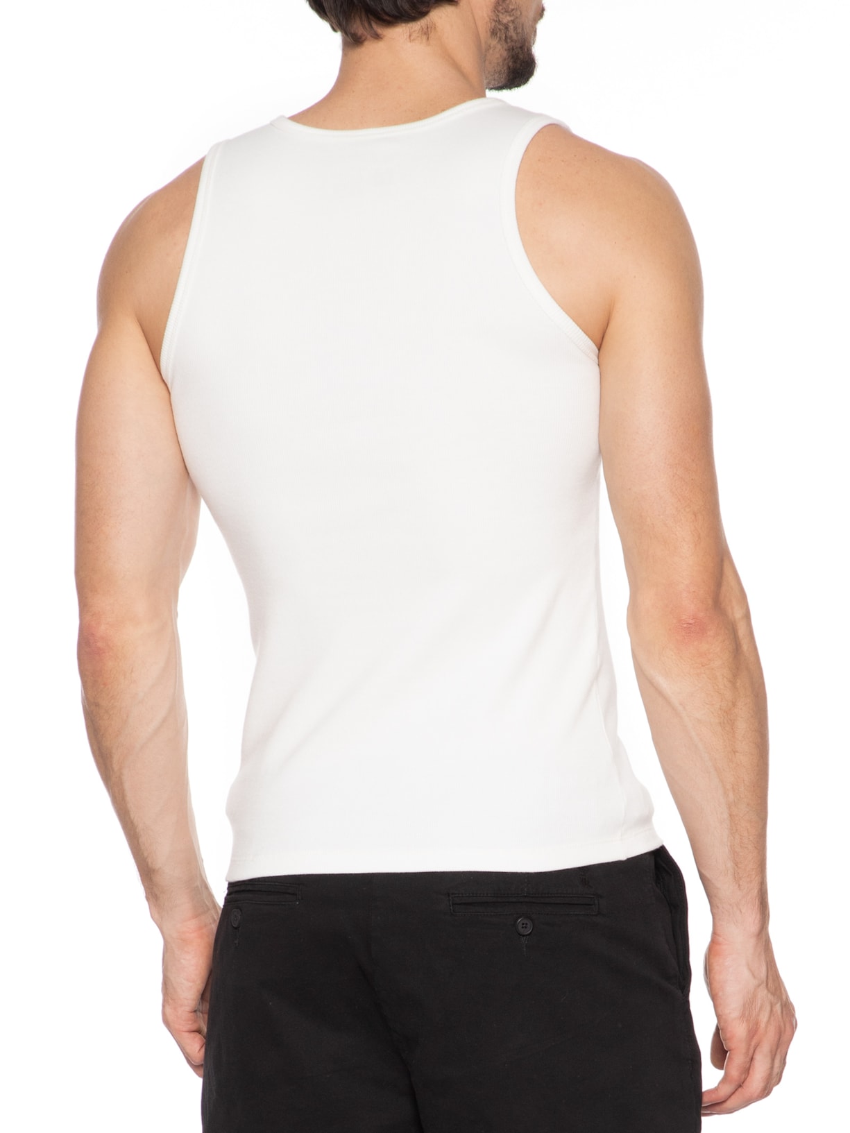 Regata Masculina Em Ribana Off White Sergio K