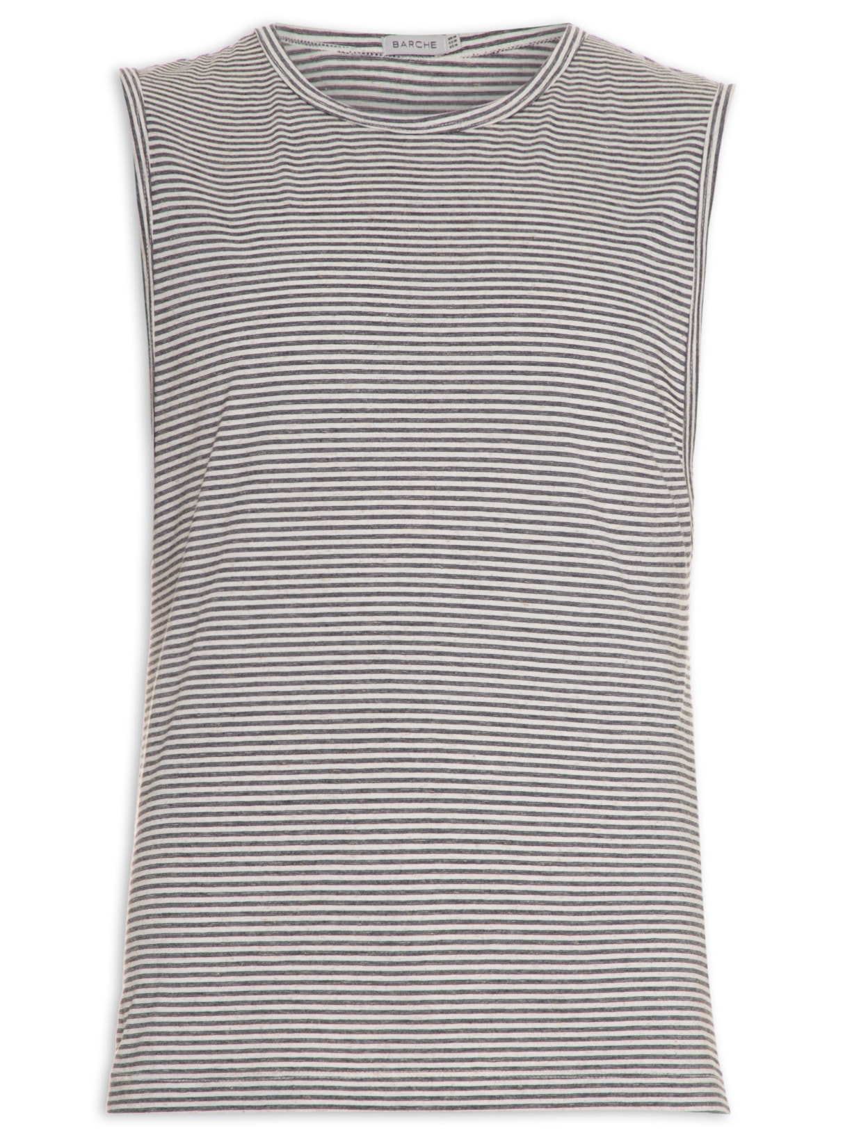 Regata Masculina Estampada - Preto