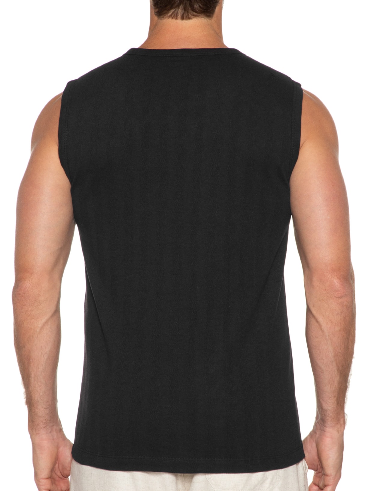 Regata Masculina Gavião Com Textura Preto Urbô