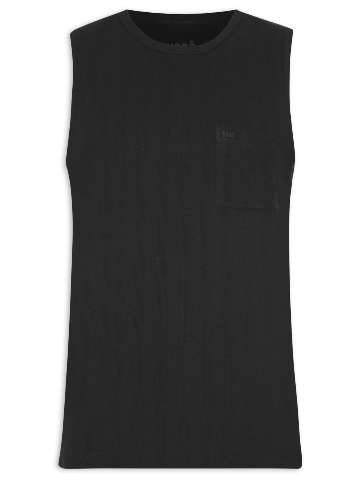 Regata Masculina Gavião Com Textura Preto Urbô