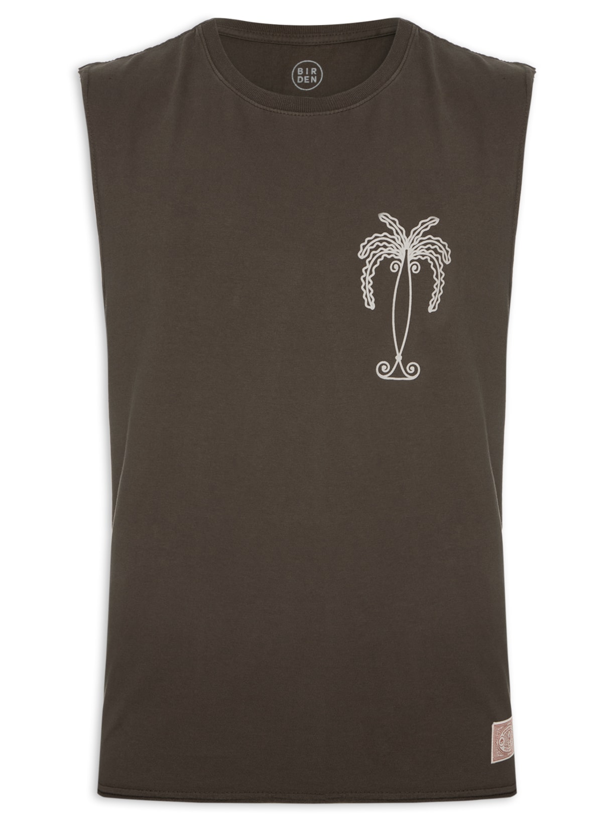 Regata Masculina Heavy Muscle Palmier - Marrom