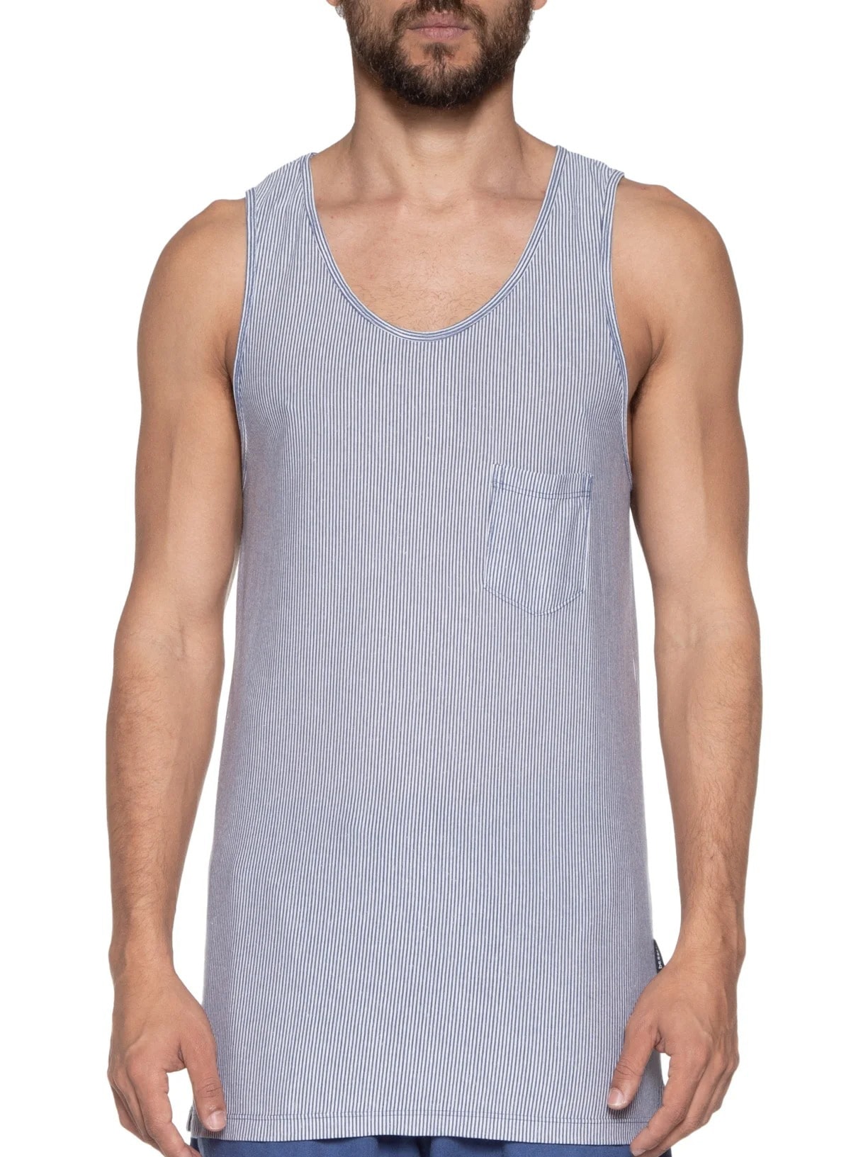 Regata Masculina Ibiza Listra Azul Be.each