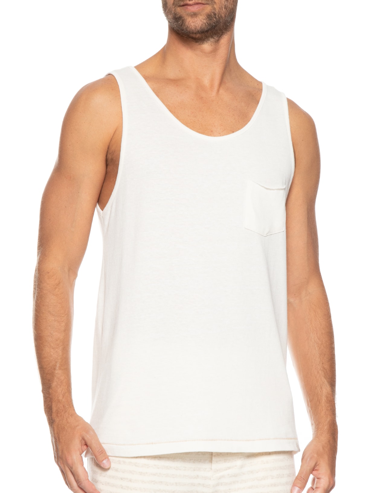 Regata Masculina Lisa Bege Pineapple