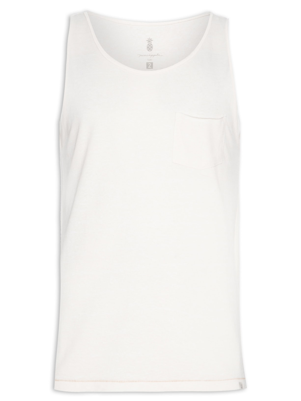 Regata Masculina Lisa Bege Pineapple