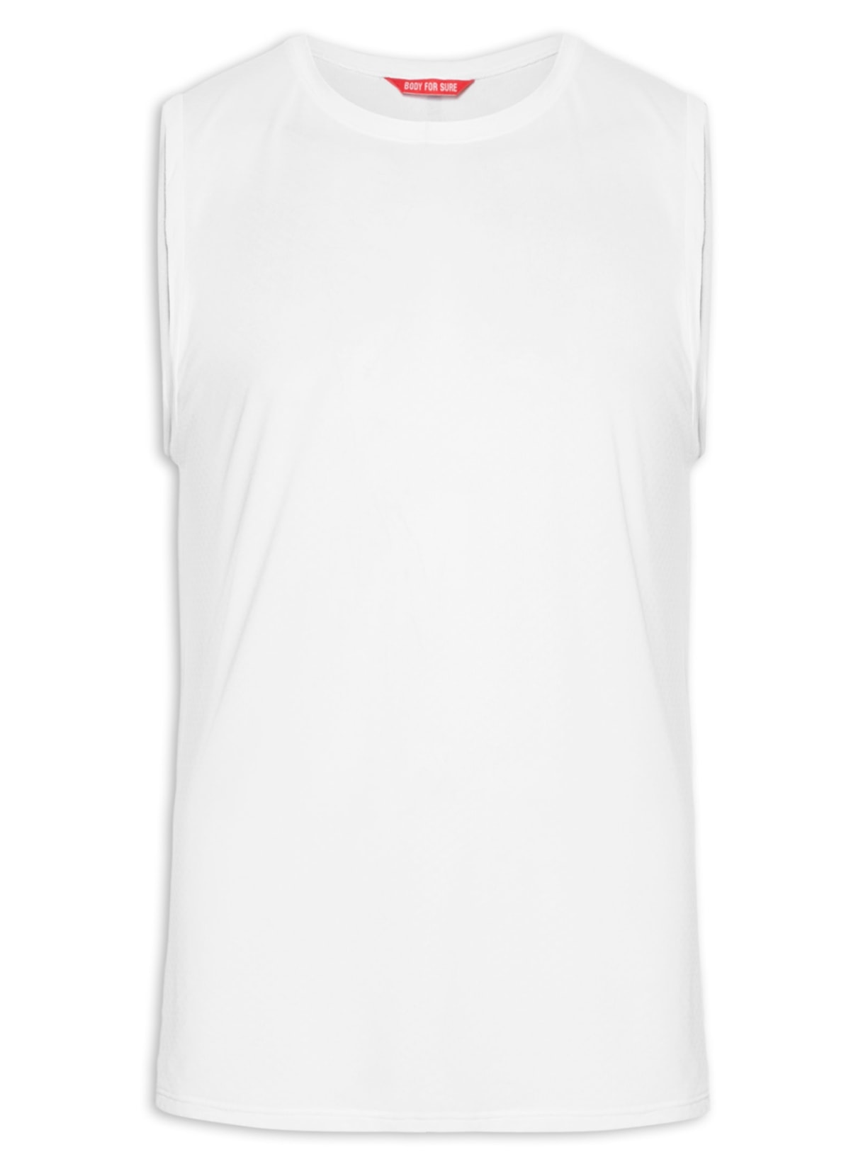 Regata Masculina Lisa Branco Body For Sure