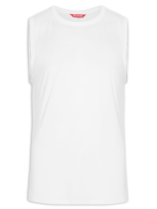 Regata Masculina Lisa - Branco