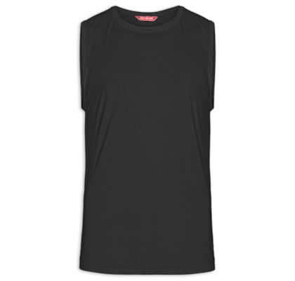 Regata Masculina Lisa - Preto