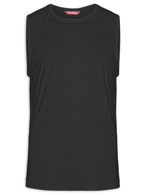 Regata Masculina Lisa - Preto