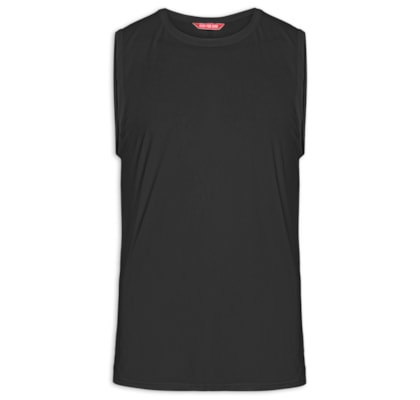 Regata Masculina Lisa - Preto