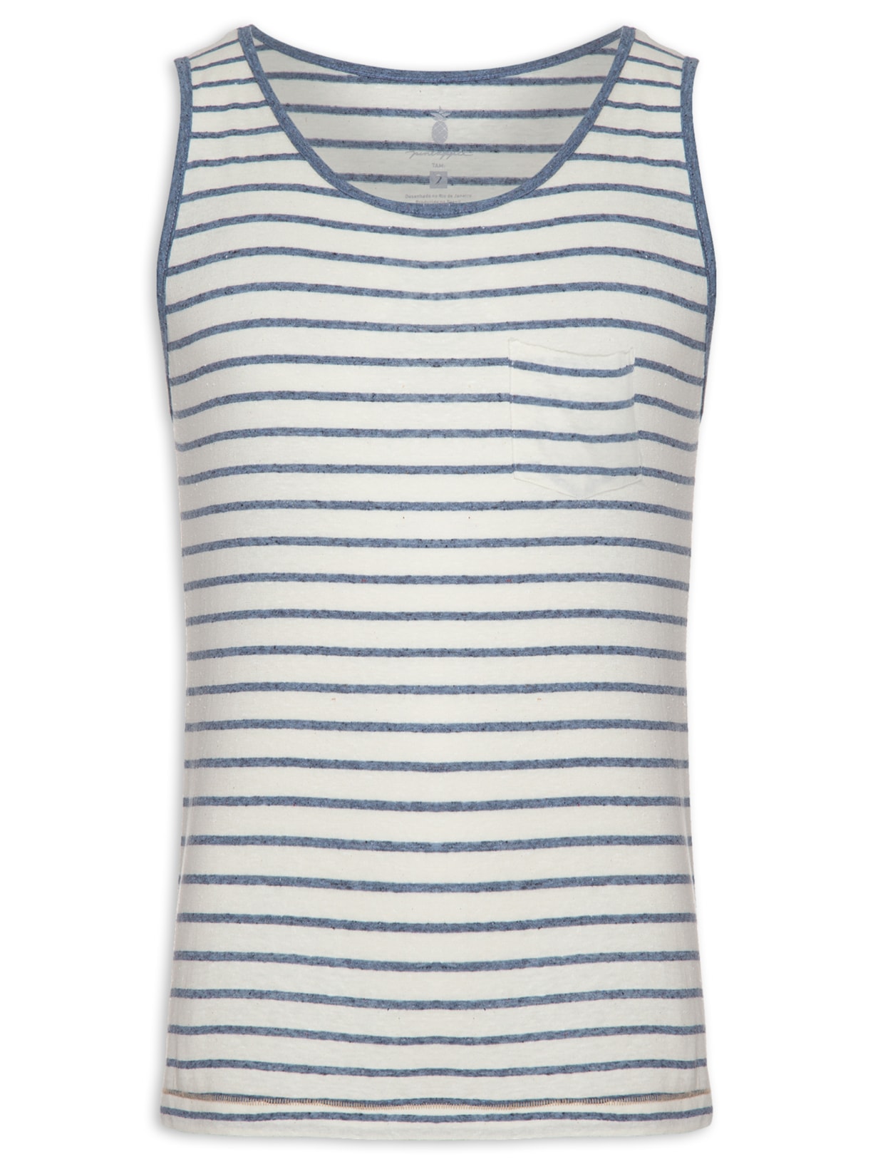 Regata Masculina Listra Fina - Off White