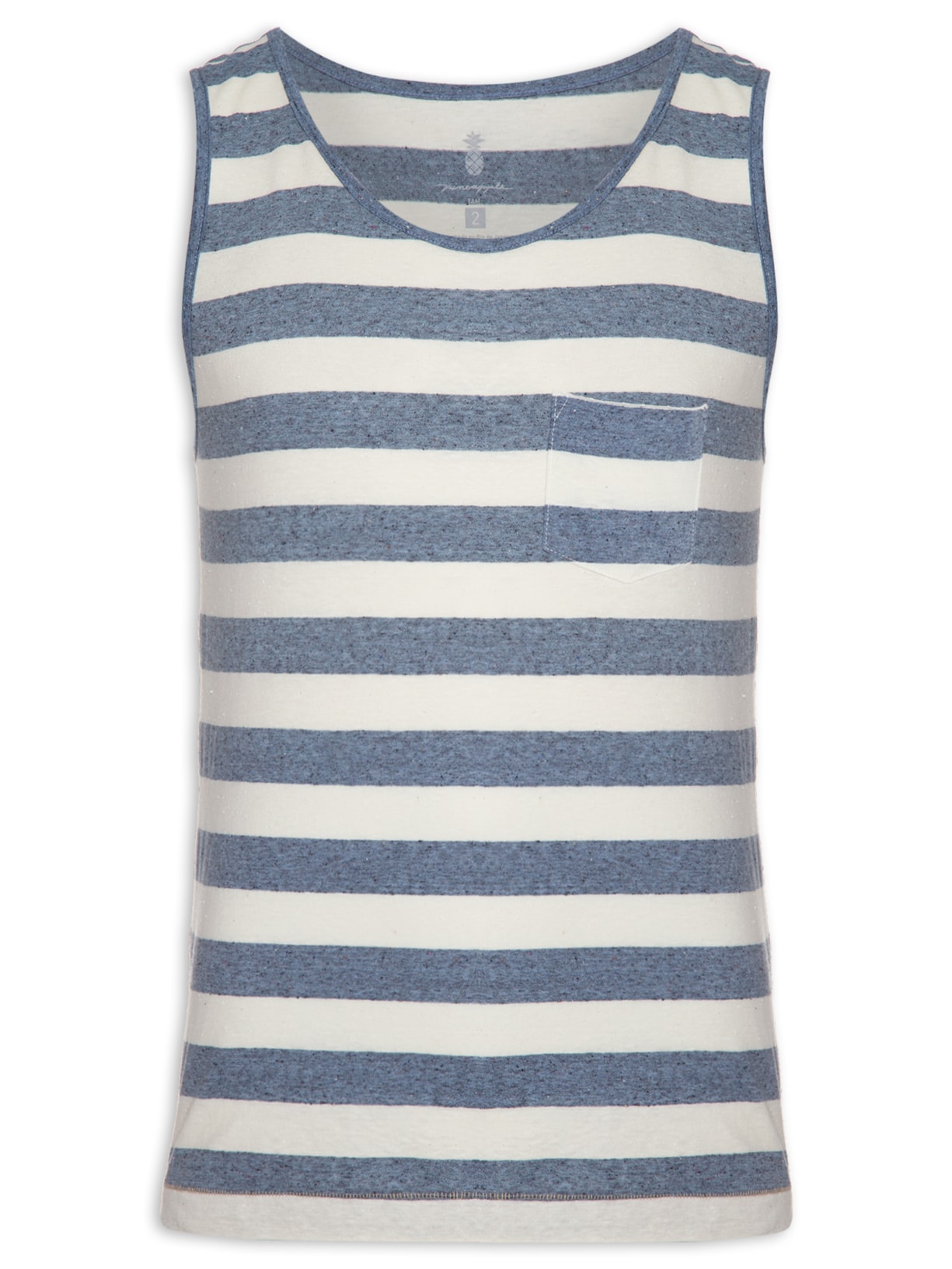 Regata Masculina Listra Larga - Azul