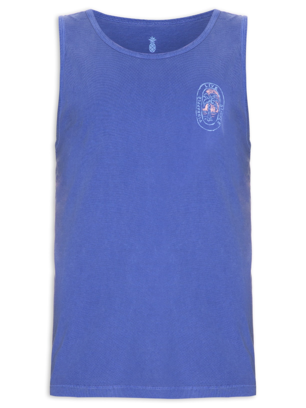 Regata Masculina Live Simple - Azul