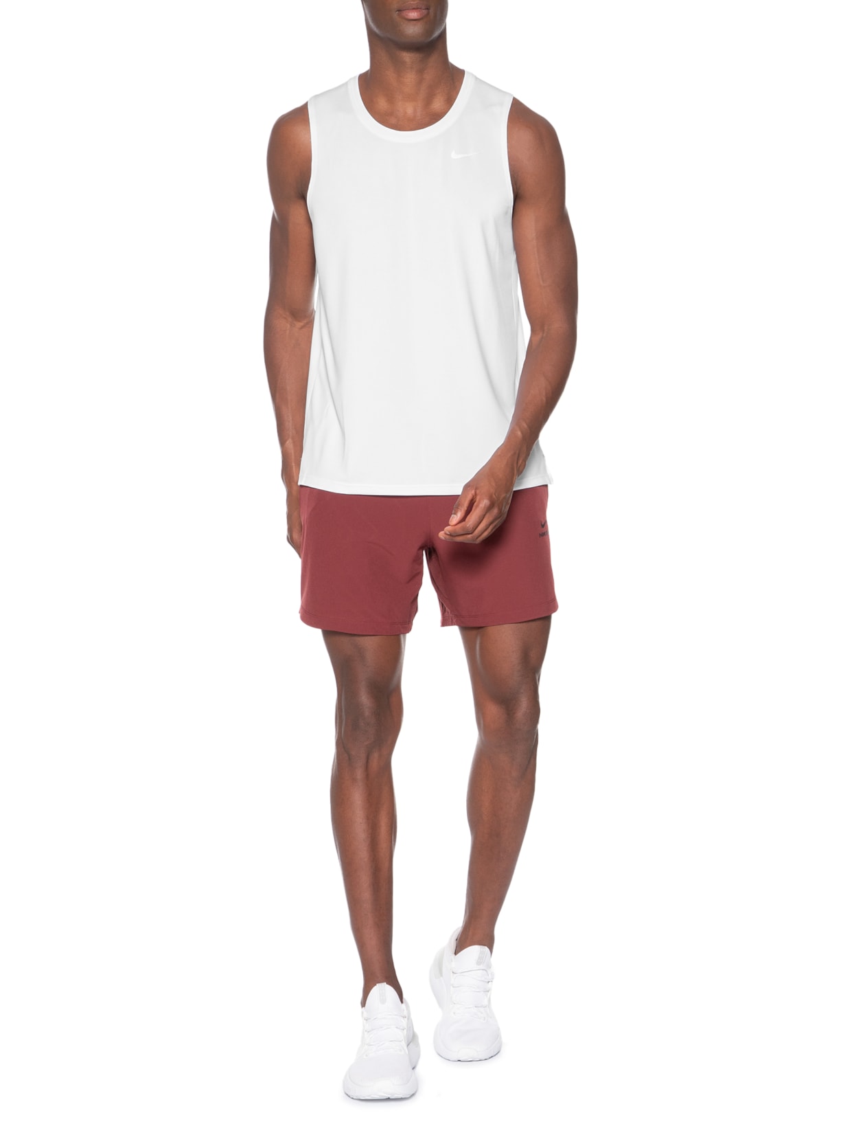 Regata Masculina M NK DF Miler Tank Branco Nike