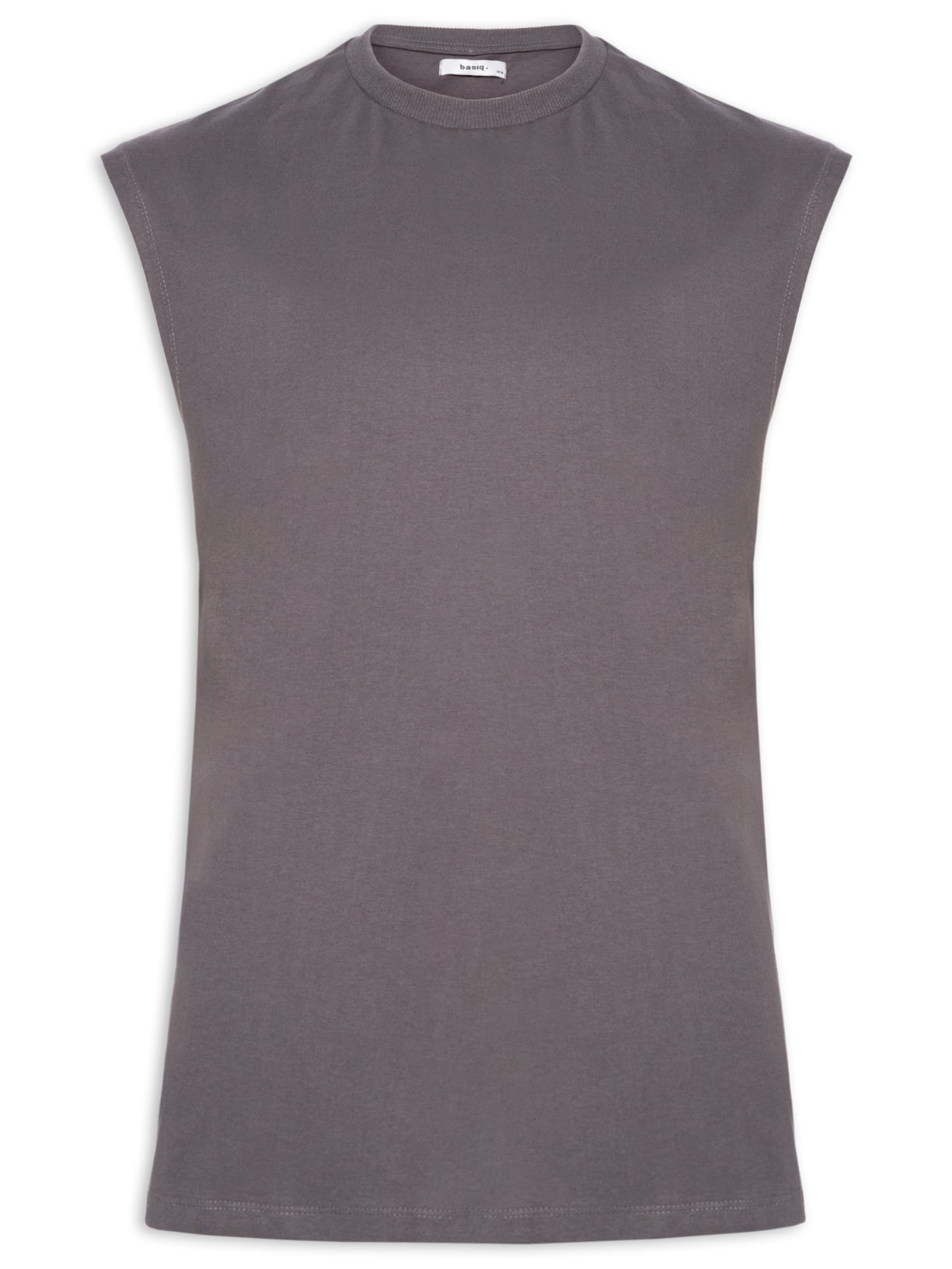 Regata Masculina Machão Cinza Basiq Men