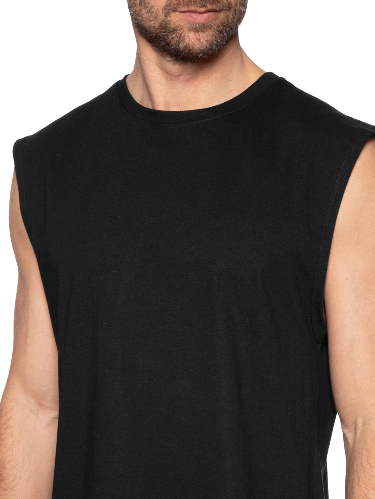 Regata Masculina Machão Preto Basiq Men