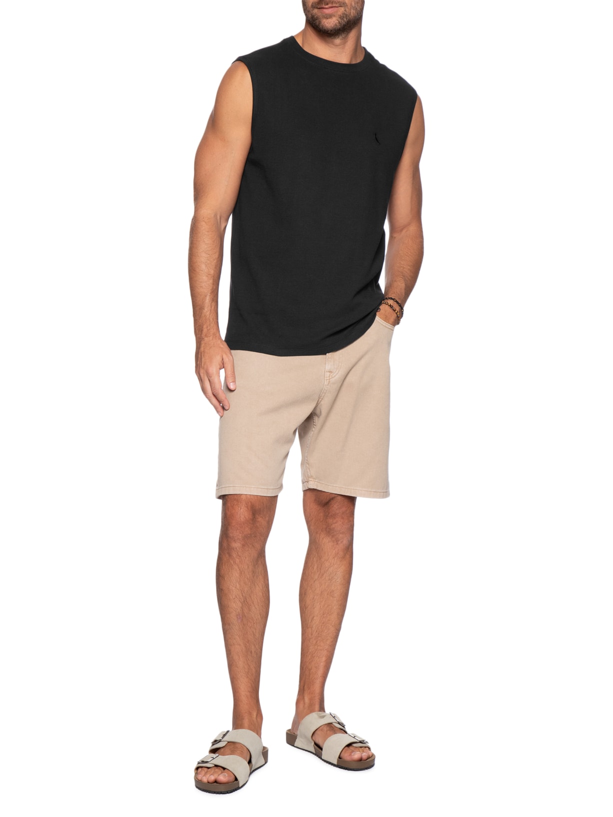 Regata Masculina Machão Wellen Preto Reserva