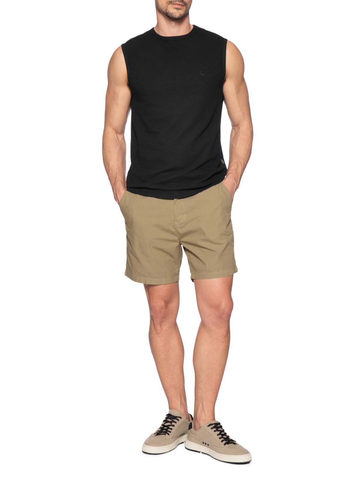 Regata Masculina Machão Wellen Preto Reserva