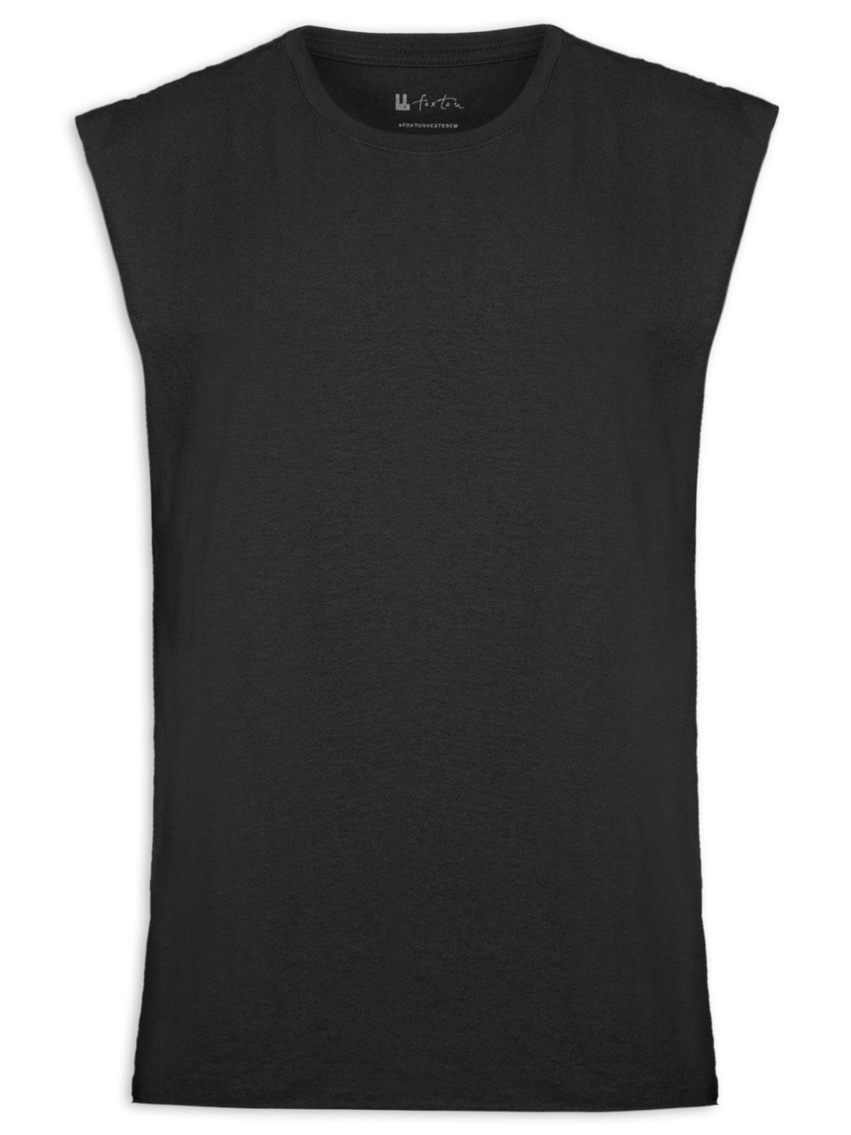 Regata Masculina Malha New - Preto