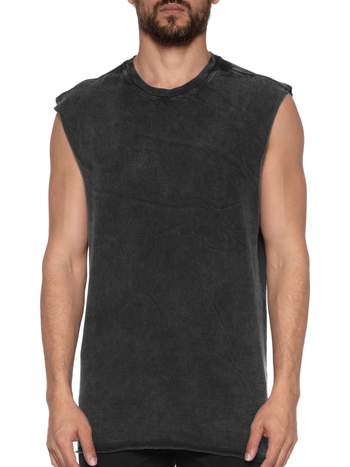 Regata Masculina Malhão Marble Preto Foxton