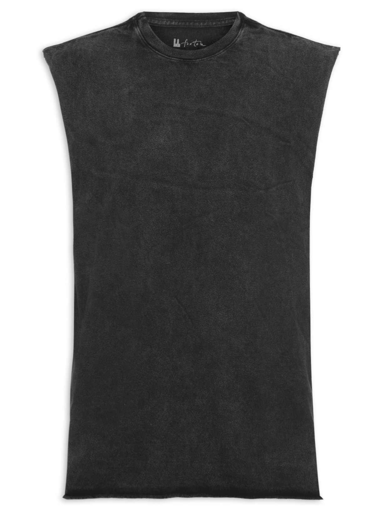 Regata Masculina Malhão Marble Preto Foxton