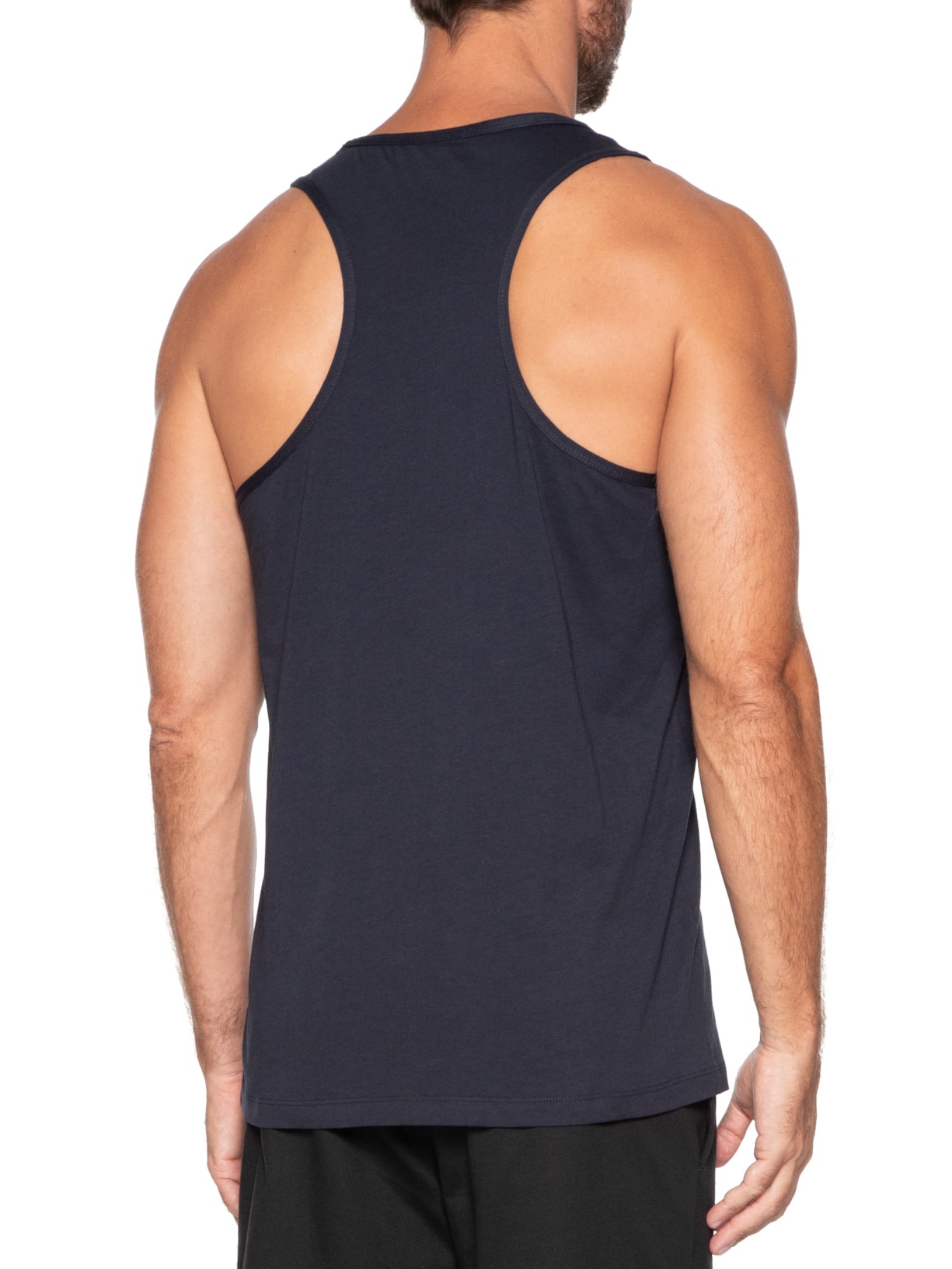 Regata Masculina Manga Curta Tank Top Special Azul Boss