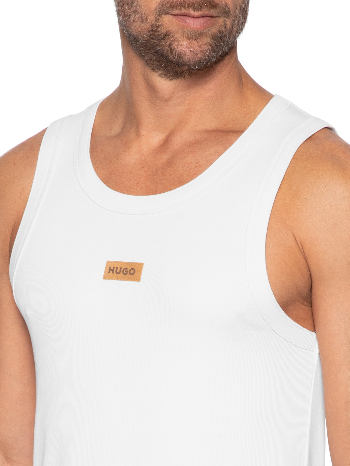 Regata Masculina Nuvest Branco Hugo