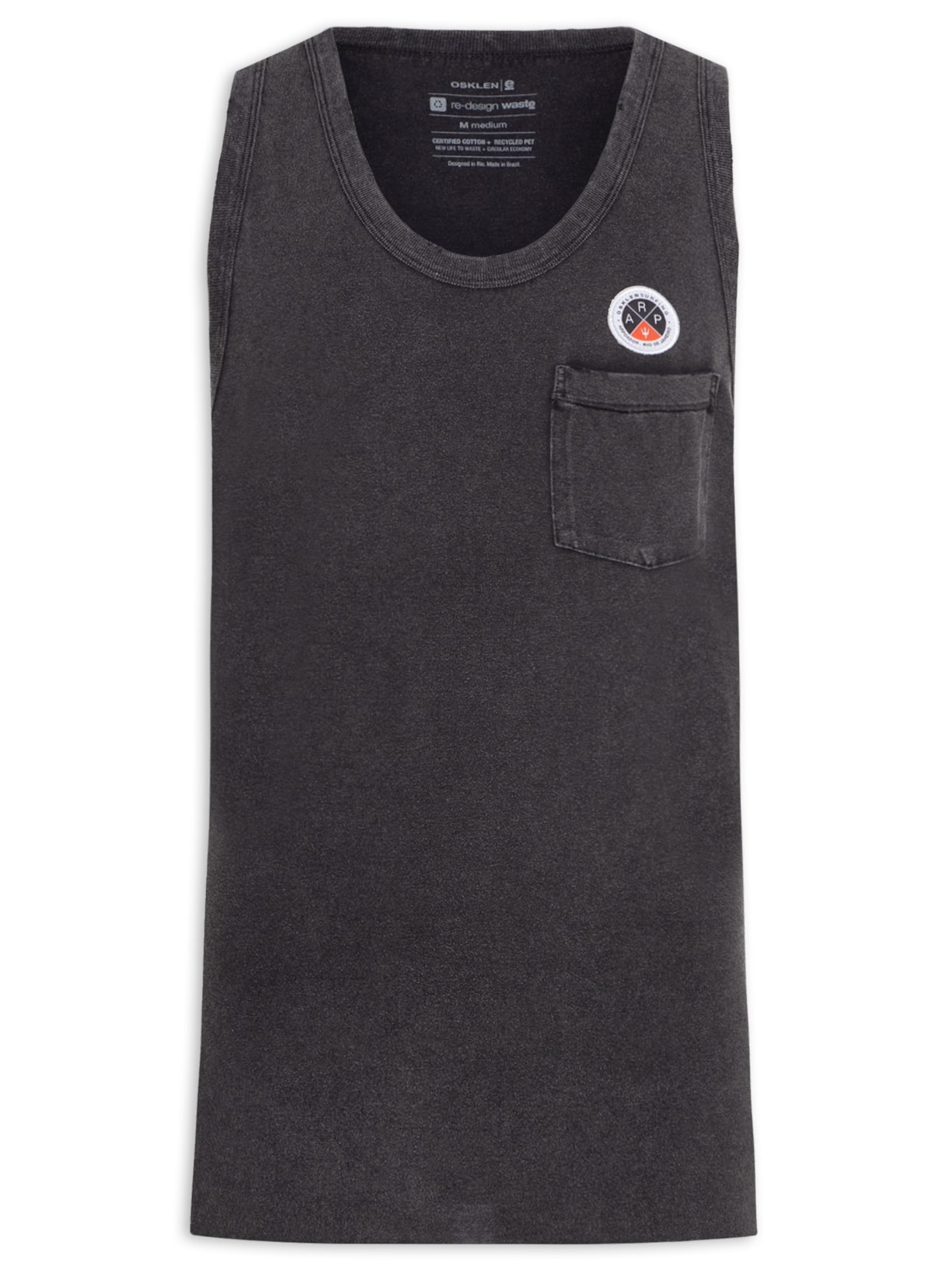 Regata Masculina Old Pocket Arpx - Preto