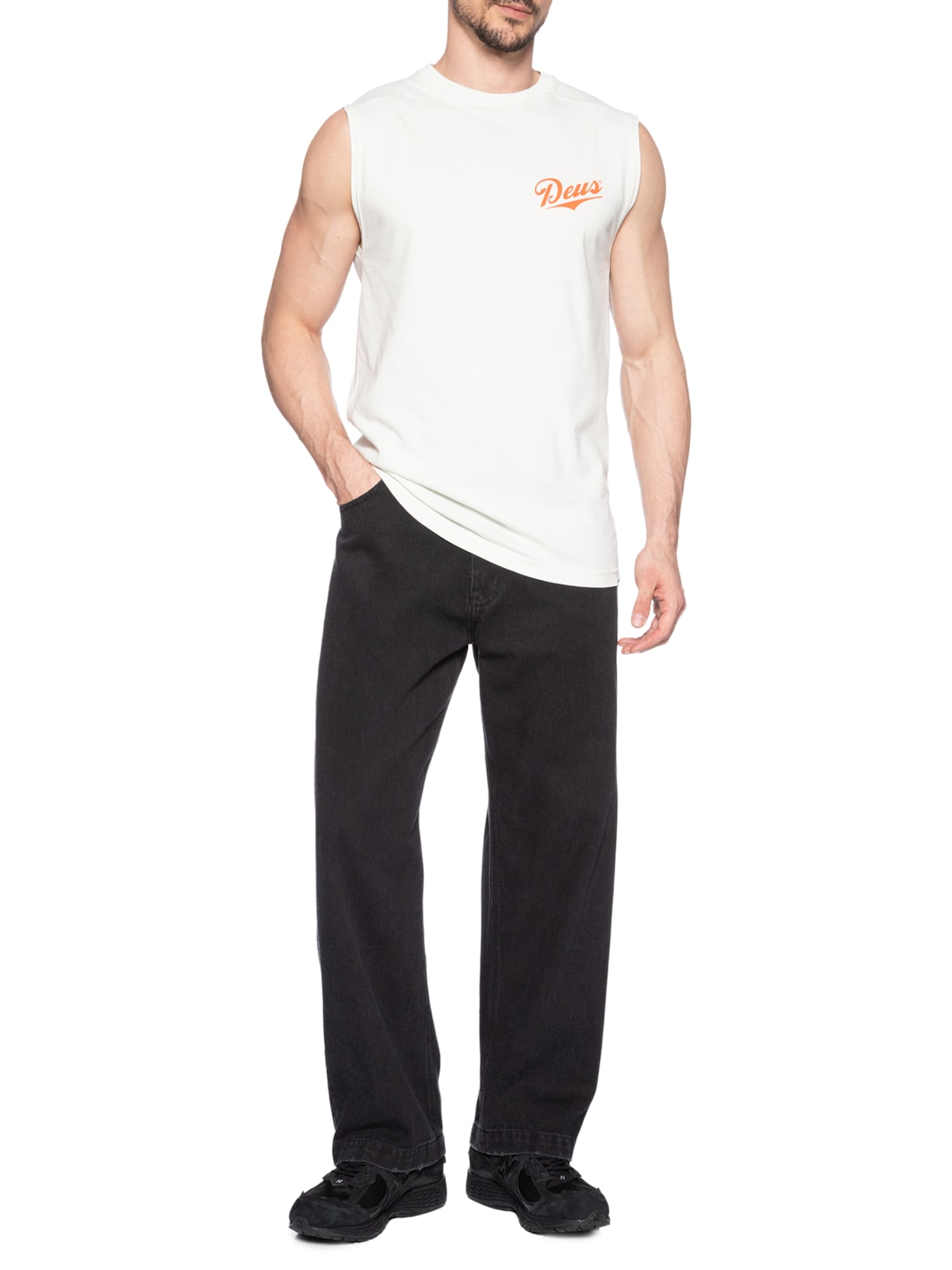 Regata Masculina Phase Muscle Off White Deus Ex Machina