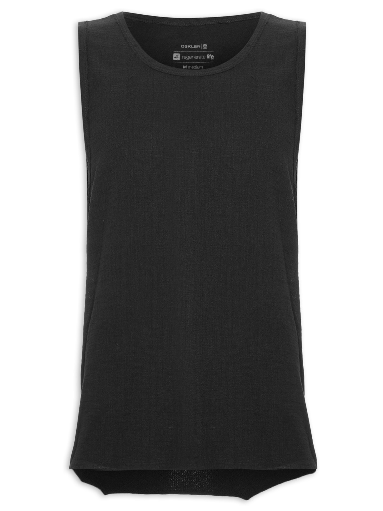 Regata Masculina Pocket Cotton Rustic - Preto