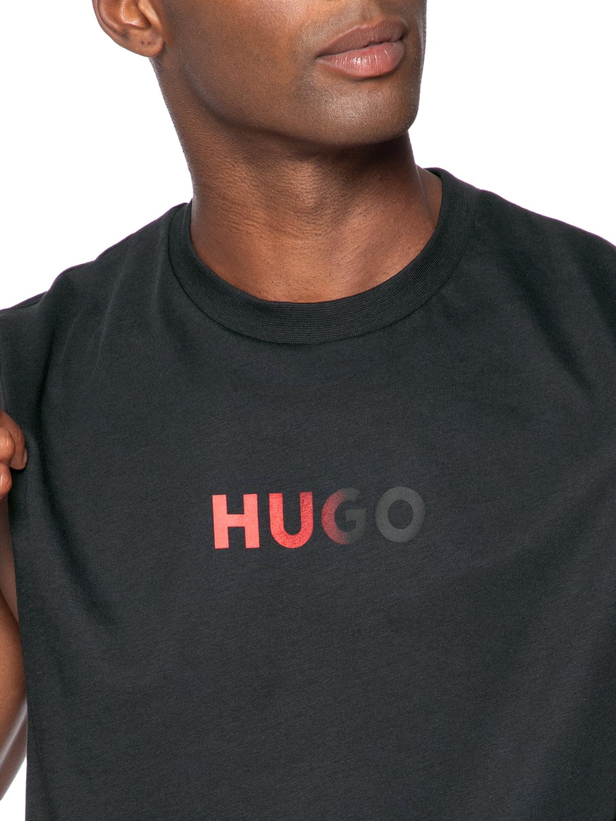 Regata Masculina Ray Beach Tank Loose Preto Hugo