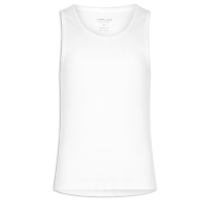 Regata Masculina Rib E-Basics - Branco