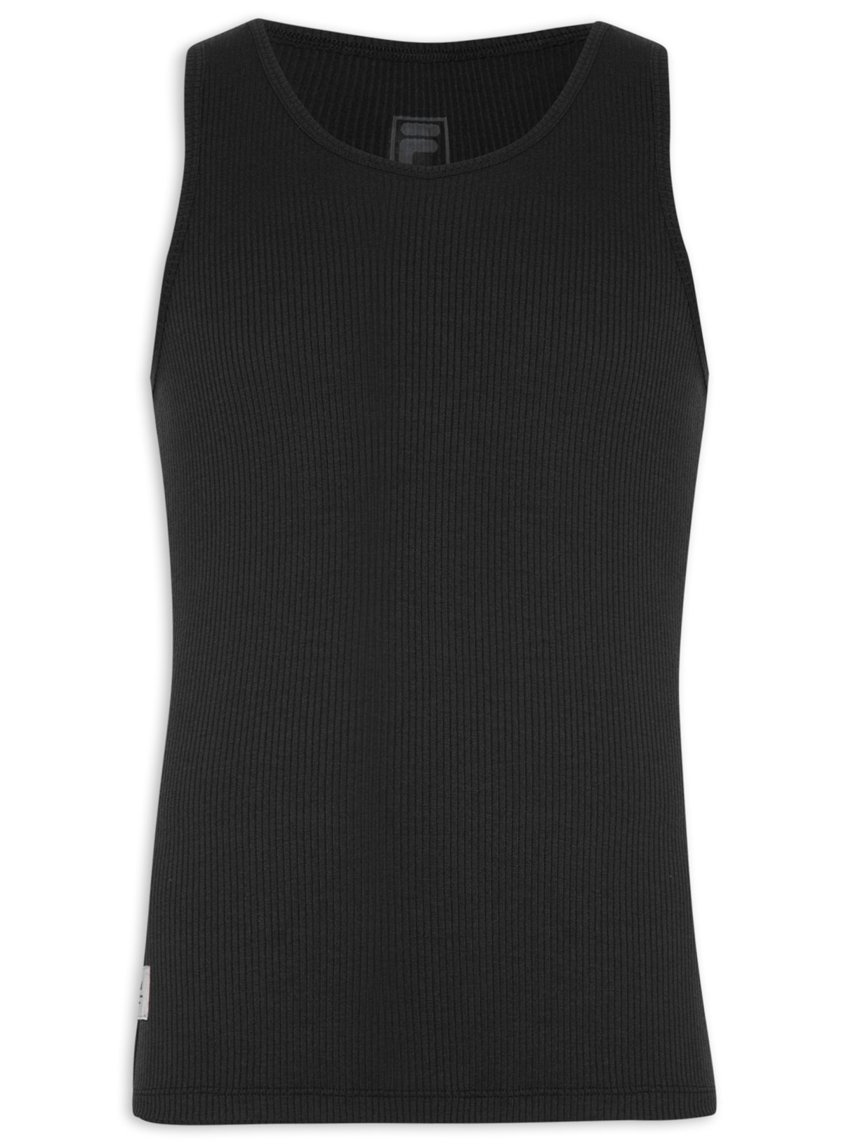Regata Masculina Rib - Preto