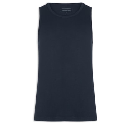 Regata Masculina Ribana Logo Monograma - Azul