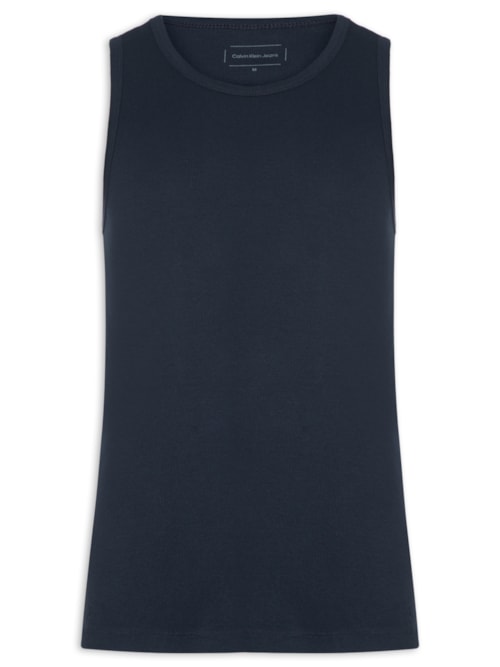 Regata Masculina Ribana Logo Monograma - Azul