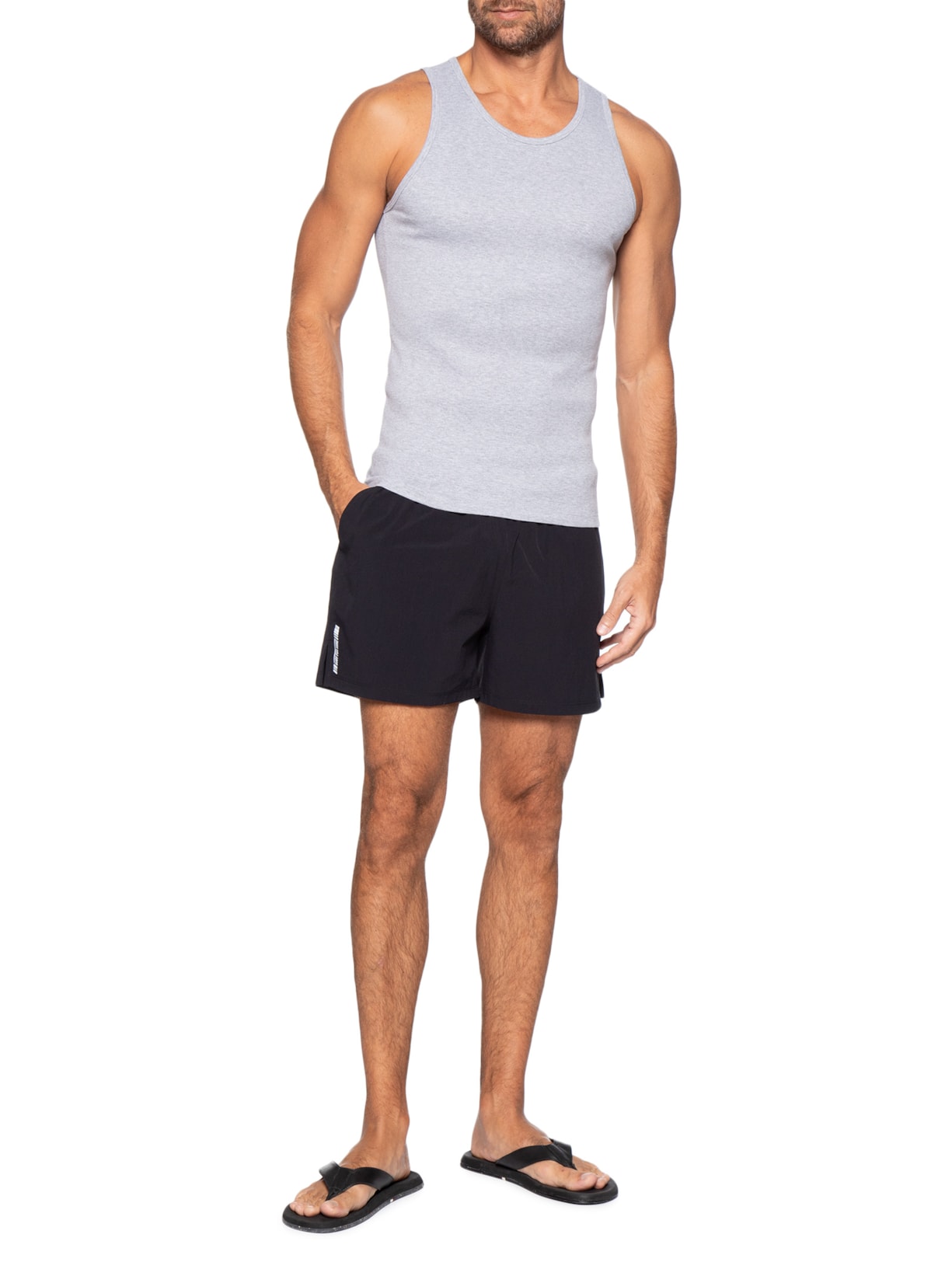 Regata Masculina Ribana – Cinza Sergio K