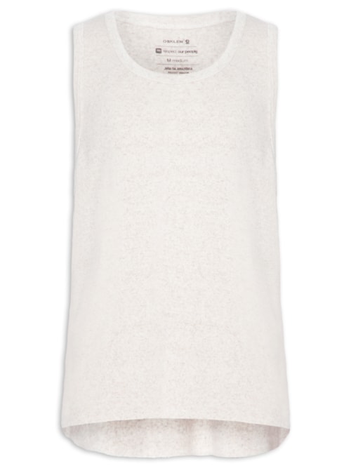 Regata Masculina Ribbed Yougue - Bege